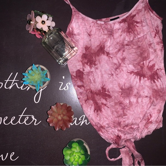 Zumiez Zine Tye Dye Draw String Tank Top - Picture 7 of 13